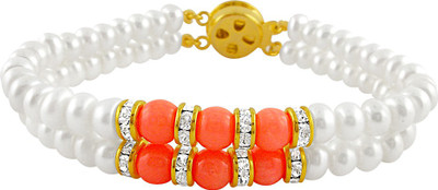 38% OFF on Sri Jagdamba Pearls Alloy Gold-plated Bracelet 38% OFF on Sri Jagdamba Pearls Alloy Gold-plated Bracelet