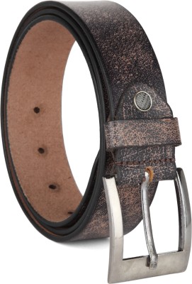 HideChief Men Casual Brown Genuine Leather Belt