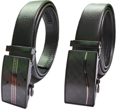 Sulit Men Black Texas Leatherite Belt