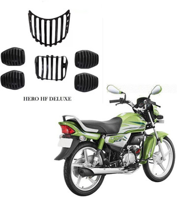 Naturalcreations Grill Set of -6 Bike Headlight Grill(Black)
