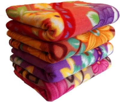 SIMAM Abstract Single Fleece Blanket for  AC Room(Microfiber, Printed)