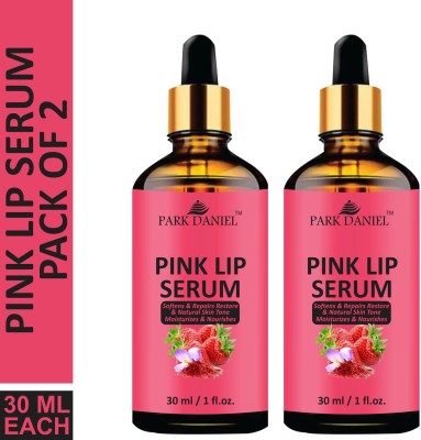 PARK DANIEL Premium PINK LIP GLOSS SERUM OIL for Shiny & Glossy Lips- For Men & Women Combo pack of 2 bottles of 30 ml(60 ml)(60 ml, Pink)