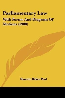 Parliamentary Law(English, Paperback, Paul Nanette Baker)