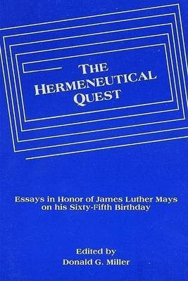 The Hermeneutical Quest(English, Paperback, unknown)