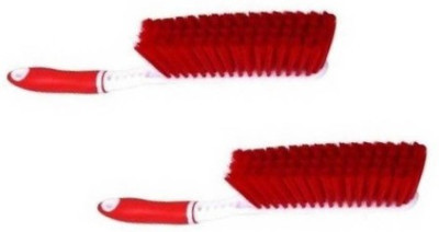 SBTs Plastic Dry Brush(Red, 2 Units)