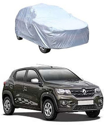 Toy Ville Car Cover For Renault Kwid (Without Mirror Pockets)(Silver)