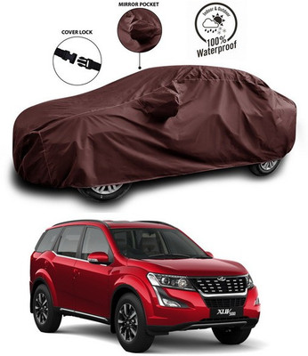 ANTHUB Car Cover For Mahindra XUV 500 (With Mirror Pockets)(Maroon)