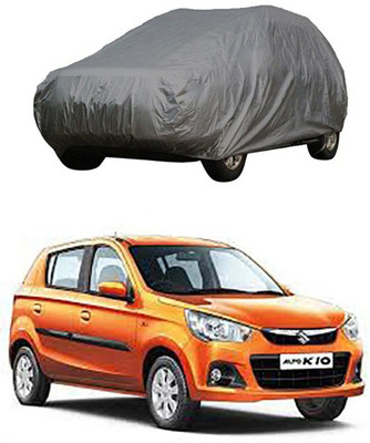 Billseye Car Cover For Maruti Suzuki Alto K10 (Without Mirror Pockets)(Grey)