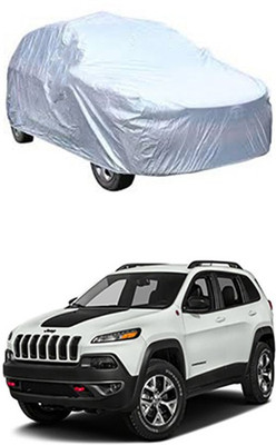 ZTech Car Cover For Jeep Universal For Car (Without Mirror Pockets)(Silver)