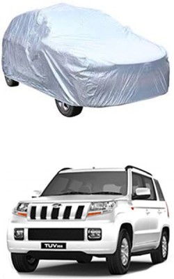 ZTech Car Cover For Mahindra TUV300 Plus Facelift (Without Mirror Pockets)(Silver)