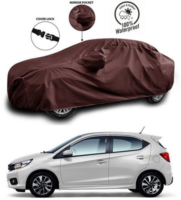 ANTHUB Car Cover For Honda BRV (With Mirror Pockets)(Maroon)