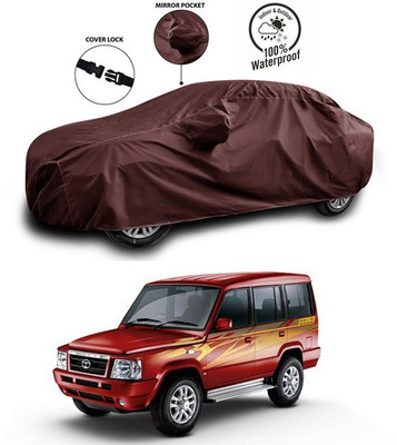 ANTHUB Car Cover For Tata Sumo Victa (With Mirror Pockets)(Maroon)