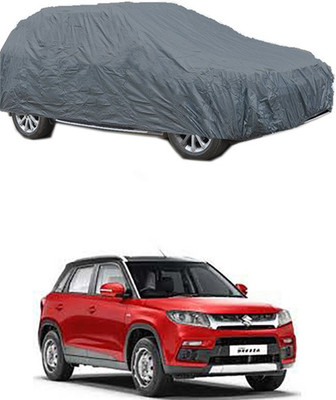 ZTech Car Cover For Maruti Suzuki Vitara Brezza (Without Mirror Pockets)(Grey)