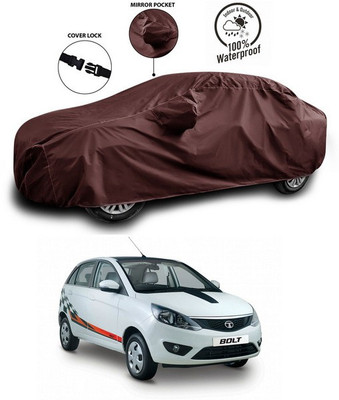 ANTHUB Car Cover For Tata Bolt (With Mirror Pockets)(Maroon)