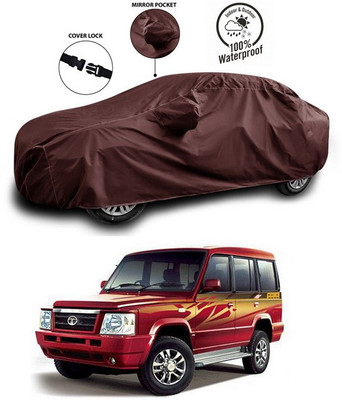 ANTHUB Car Cover For Tata Sumo Gold (With Mirror Pockets)(Maroon)