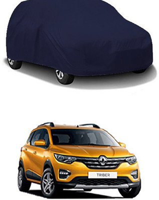 Toy Ville Car Cover For Renault Triber (Without Mirror Pockets)(Blue)