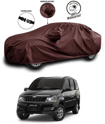 ANTHUB Car Cover For Mahindra Xylo (With Mirror Pockets)(Maroon)