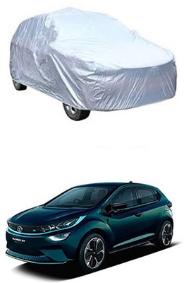 Toy Ville Car Cover For Tata Altroz EV (Without Mirror Pockets)(Silver)