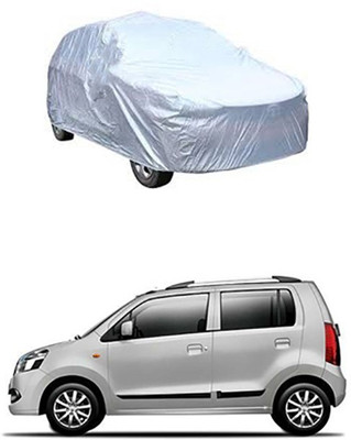 Toy Ville Car Cover For Maruti Suzuki WagonR (Without Mirror Pockets)(Silver)