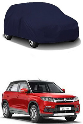 Toy Ville Car Cover For Maruti Suzuki Vitara Brezza (Without Mirror Pockets)(Blue)
