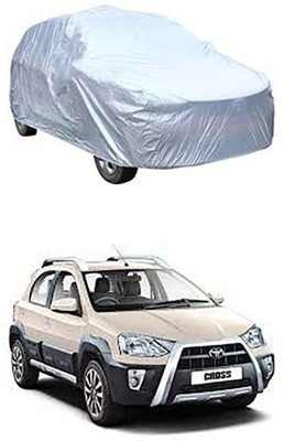 ZTech Car Cover For Toyota Etios Cross (Without Mirror Pockets)(Silver)