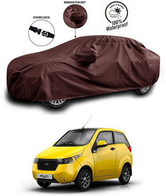 ANTHUB Car Cover For Mahindra eKUV100 (With Mirror Pockets)(Maroon)