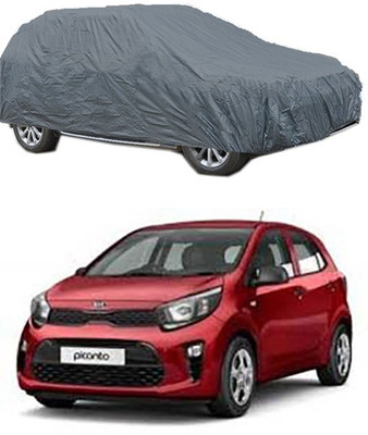 Toy Ville Car Cover For Kia Picanto (Without Mirror Pockets)(Grey)