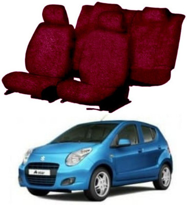 Chiefride Cotton Car Seat Cover For Maruti A-Star(All Detachable Headrest, Without Back Seat Arm Rest, 5 Seater, 2 Back Seat Head Rests)