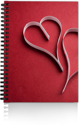 DI-KRAFT Handmade A5 Diary Unruled 160 Pages(Red)