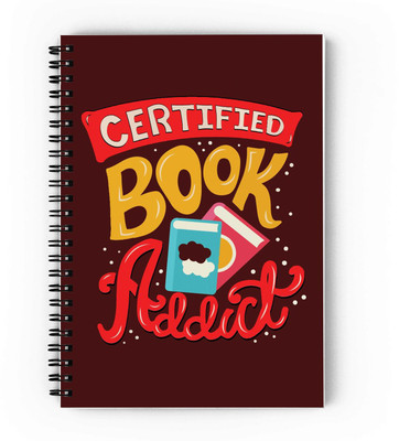 epheriwala Book Addict A5 Diary Ruled 160 Pages(Maroon)