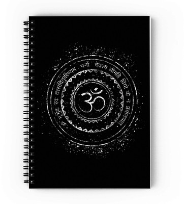 epheriwala Devotional Om Printed A5 Diary Ruled 160 Pages(Black)