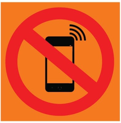 VVWV please witch off all mobile phones Sign Sticker Emergency Sign