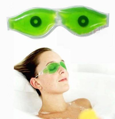 paliwalcreation Aloe Vera Cool Gel Eye Mask Summer Ice Cooling Sleeping Mask for Eye Patches Remove Dark Circles Fatigue Cool Eyes Patch Pads Eye Care (pack of 1)(1)