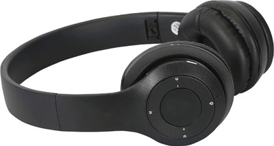 Casa Tech Over Ear Foldable Wireless Headphone, Bluetooth Headset Bluetooth(Black, On the Ear)