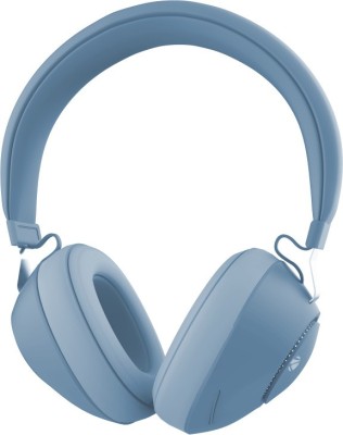 ZEBRONICS Zeb-Duke, with 60h Backup, BT v5.3, Gaming Mode, ENC, LED Lights, Dual Pairing Bluetooth(Blue, On the Ear)