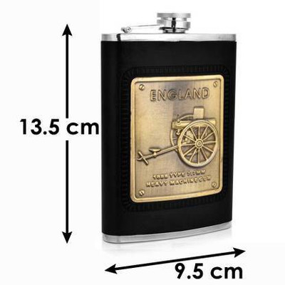 Nexshop Stainless Steel Hip Flask(230 ml)