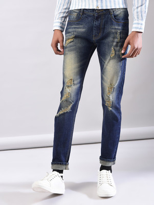 BUKKL Slim Men Blue Jeans