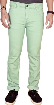 JUST BLACK Regular Men Light Green Jeans