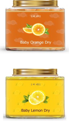 AGRI CLUB Dry Fruits Dry Baby Lemon,Dry Babay Orange , 250gm Eachâ¦ Lemon(2 x 250 g)