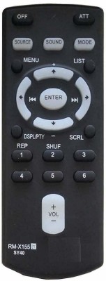 BhalTech RM-X155 Remote Control Compatible with Car DVD Sony Remote Controller(Black)