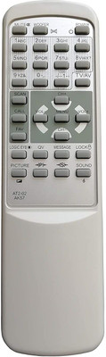 Akshita TV AK57 AT2-02 CRT TV Remote Control ( Chake Image With Old Remote ) AKAI Remote Controller(Black)