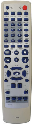 Nij TV UN05 4in1 CRT TV Universal Remote Control ( Chake Image With Old Remote ) VIDEOCON SANSUI AKAI Toshiba Remote Controller(Grey)