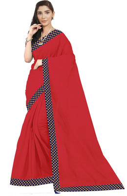 Divastri Solid/Plain Bollywood Art Silk Saree(Multicolor)