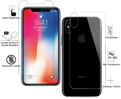 SIMBU Front and Back Screen Guard for Spice Mobiles Stellar Mi 600(Pack of 3)