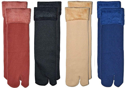 Mom Enterprises Girls Ankle Length, Peds/Footie/No-Show, Low Cut(Pack of 4)