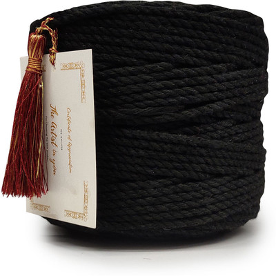 KnottyThread Black Thread(100 m Pack of1)