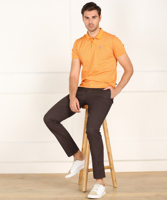 United Colors of Benetton Slim Fit Men Brown Trousers
