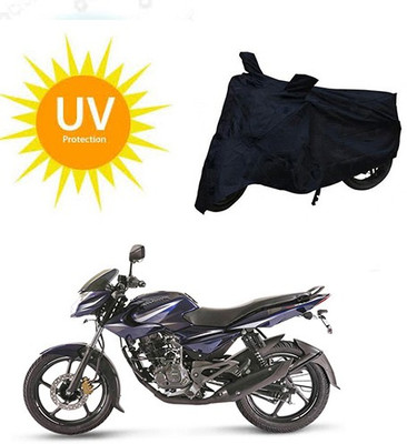 saanvi Waterproof Two Wheeler Cover for Bajaj(Pulsar 135 LS DTS-i, Black)