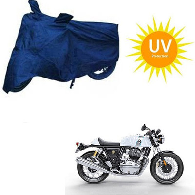 RPSENTTERPR Waterproof Two Wheeler Cover for Royal Enfield(Continental GT, Blue)