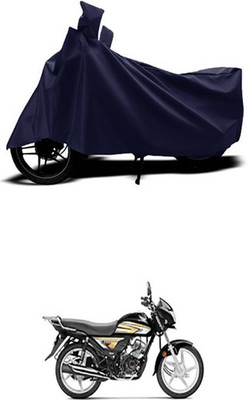 Toy Ville Two Wheeler Cover for Hero(CD 110 Dream, Blue)